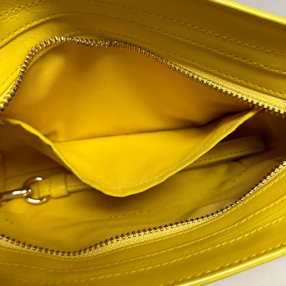 🔥🔥🔥Coach Yellow Leather Crossbody Bag - Picture 11 of 14